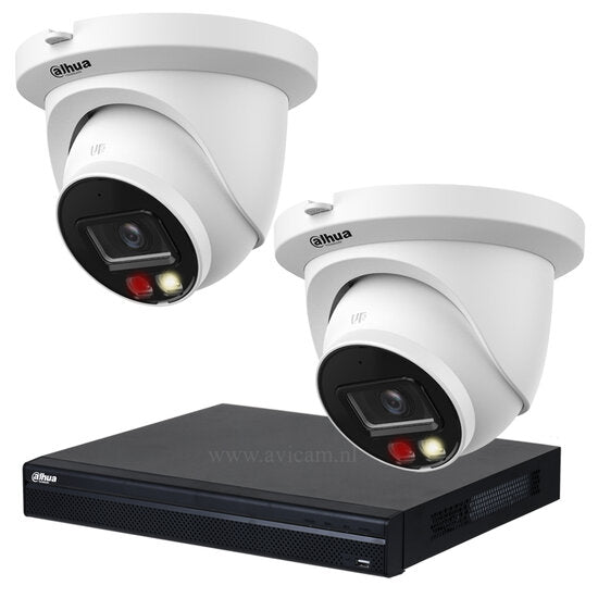 Dahua Dual Light Wizsense camerabewaking set